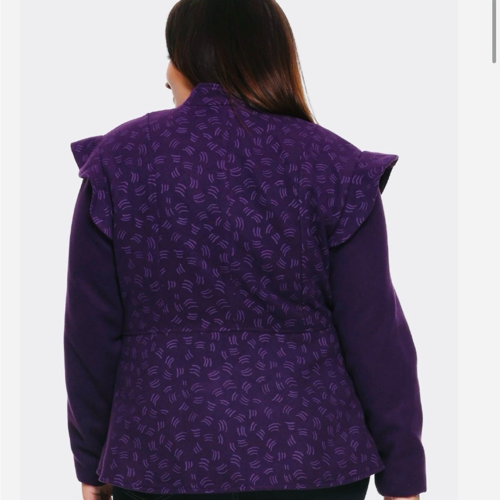 Her Universe Star Wars Padme Amidala Blazer Purple Patterned Women's Blazer - Picture 7 of 10